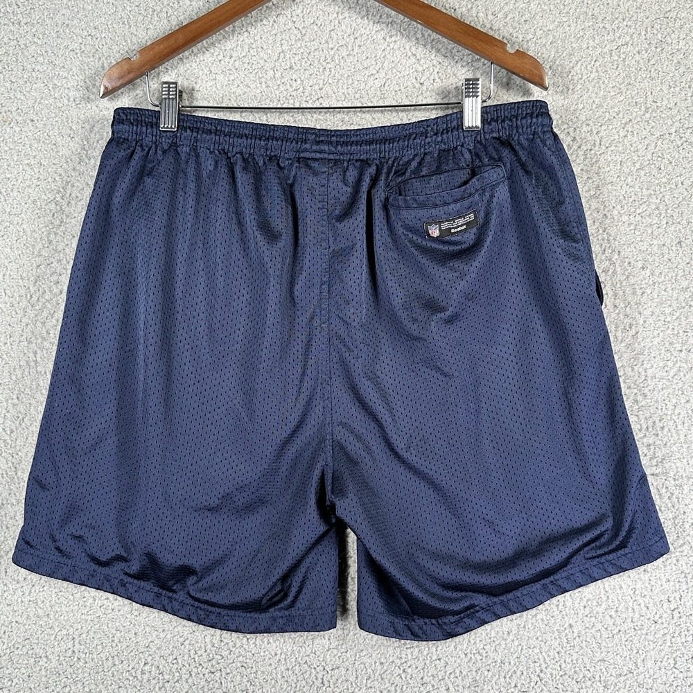 Vintage Reebok Mens XL Distressed Dallas Cowboys Football Mesh Shorts Blue - Picture 9 of 13